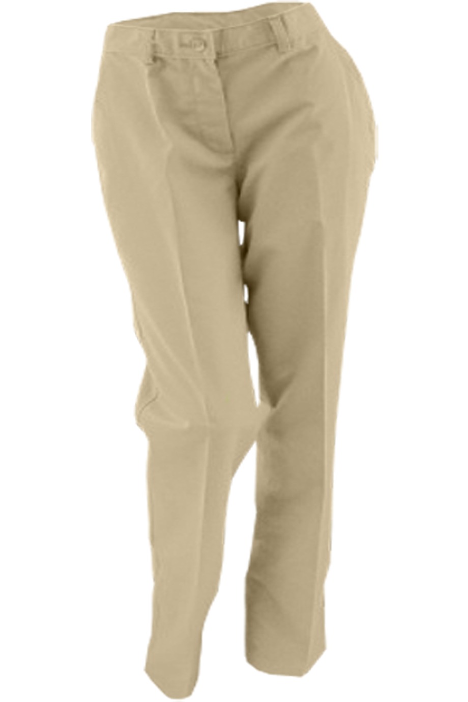 Edward's Women's Flat Front Blended Chino Pants